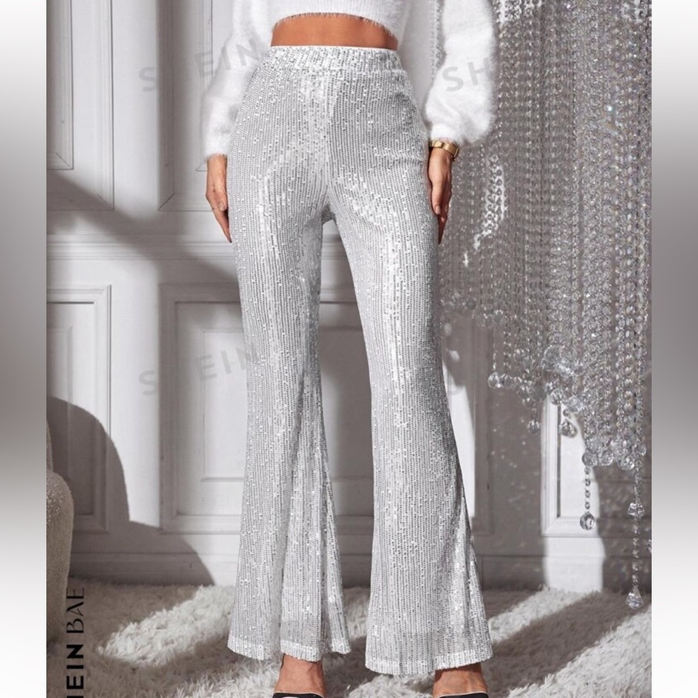 sequin pants / shein size small